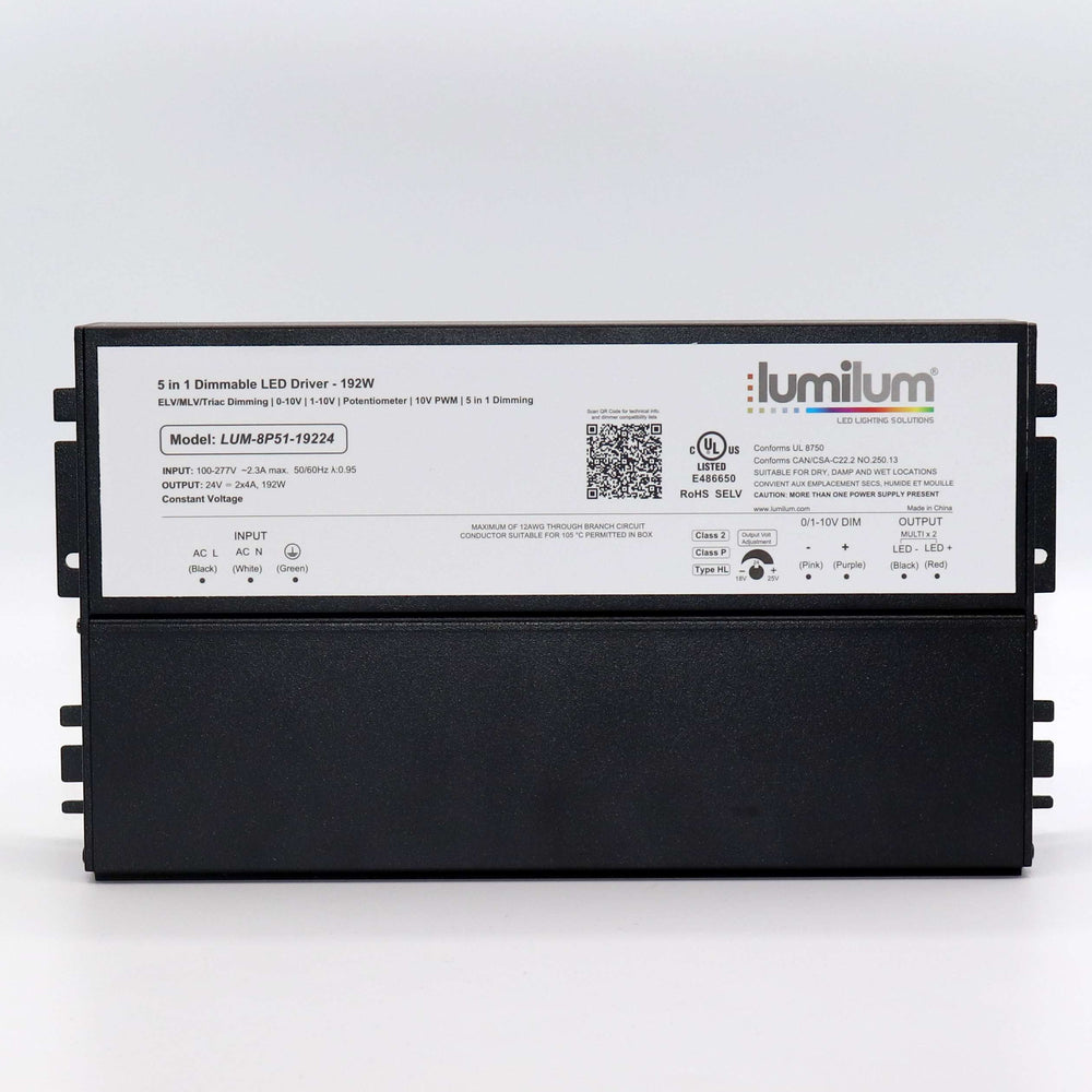 
                      
                        24V 5-in-1 Dimmable Universal LED Transformer | 40W - 288W
                      
                    