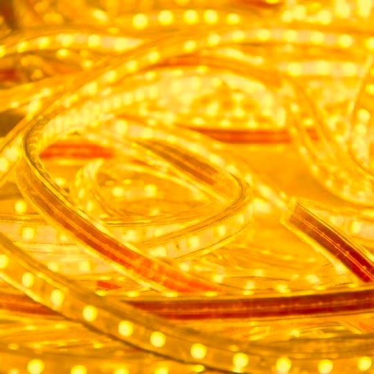 120V LED Strip Lights - Antique Warm White (2200K) - Custom Cuts