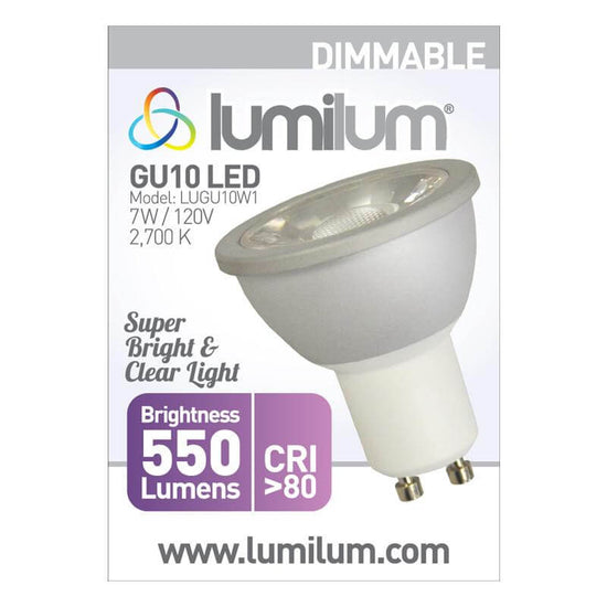 Luminus Ampoule à DEL Bipin GU10 éq. 35W Smart réglable et CCT (2200K à  6500K), 4/paq.