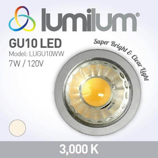 Life lampadina gu10 led 6,7w 3000k ottica 60gradi - 39-910254C