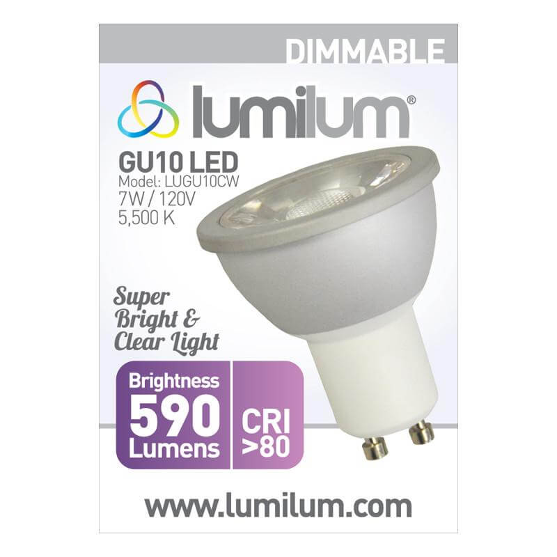 Ampoule LED GU10 Crystal 7W - Ledkia